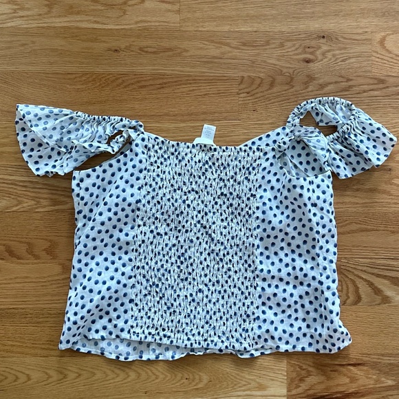 H&M NWOT Linen Top (L) - Picture 4 of 9